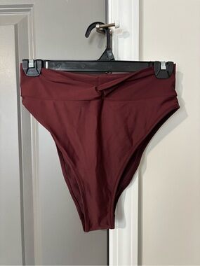 Aerie Maroon Bikini Bottom